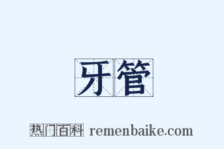 牙管是什么意思的图片